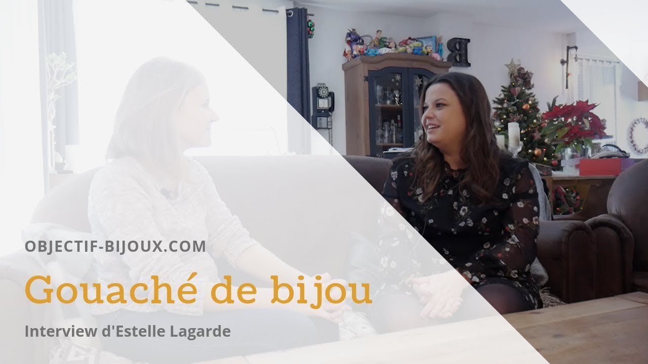 Interview d'Estelle Lagarde, spécialiste du gouaché de bijou