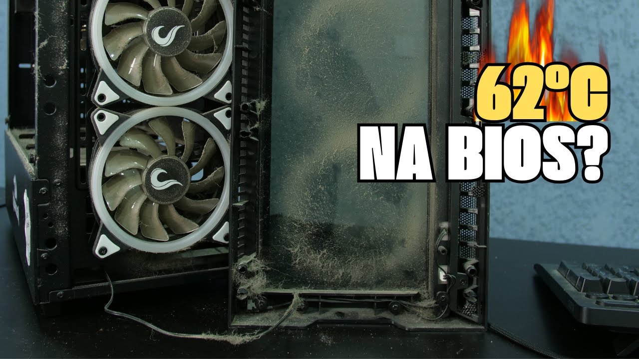 PC LENTO, TRAVANDO E ENTUPIDO DE POEIRA (LIMPEZA COMPLETA + ANTES/DEPOIS)
