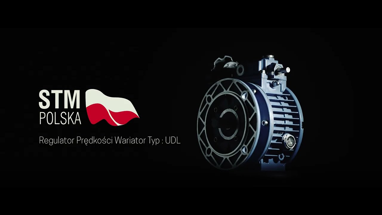 Przekładnia Motoreduktor Wariator STM POLSKA Typ UDL  Płynna regulacja prędkość za pomocą pokrętła