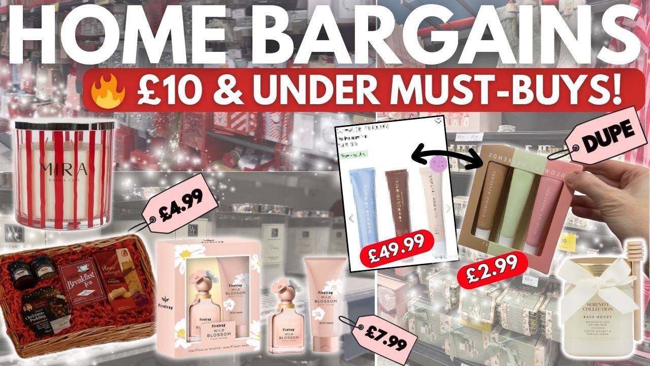 Home Bargains Christmas Gift Guide 2025 | EVERYTHING Under &pound;10 Best Finds! 🎄🔥 (4K)