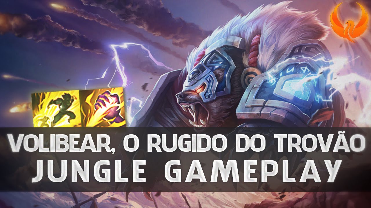 League of Legends - VOLIBEAR JUNGLE GAMEPLAY - VEM MONSTRO [PT-BR]