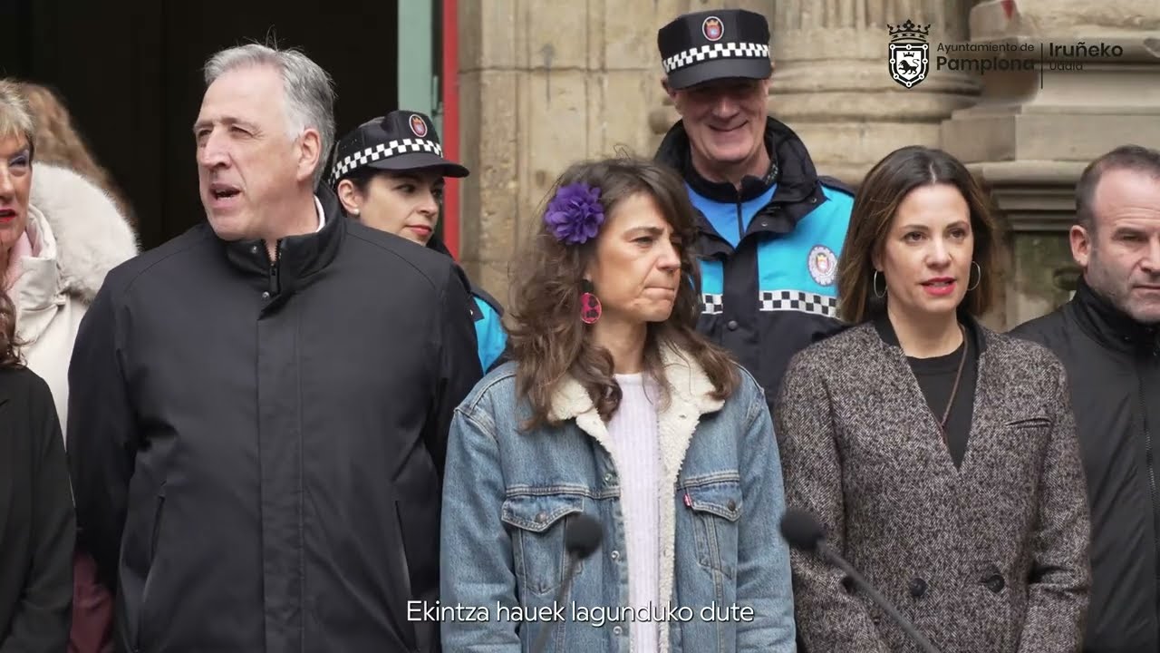 Concentración 8-M Pamplona