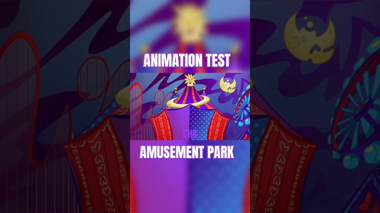 AMUSEMENT PARK - CHR Animation test #amusementpark #animationtest #art #theweeknd #playboicarti