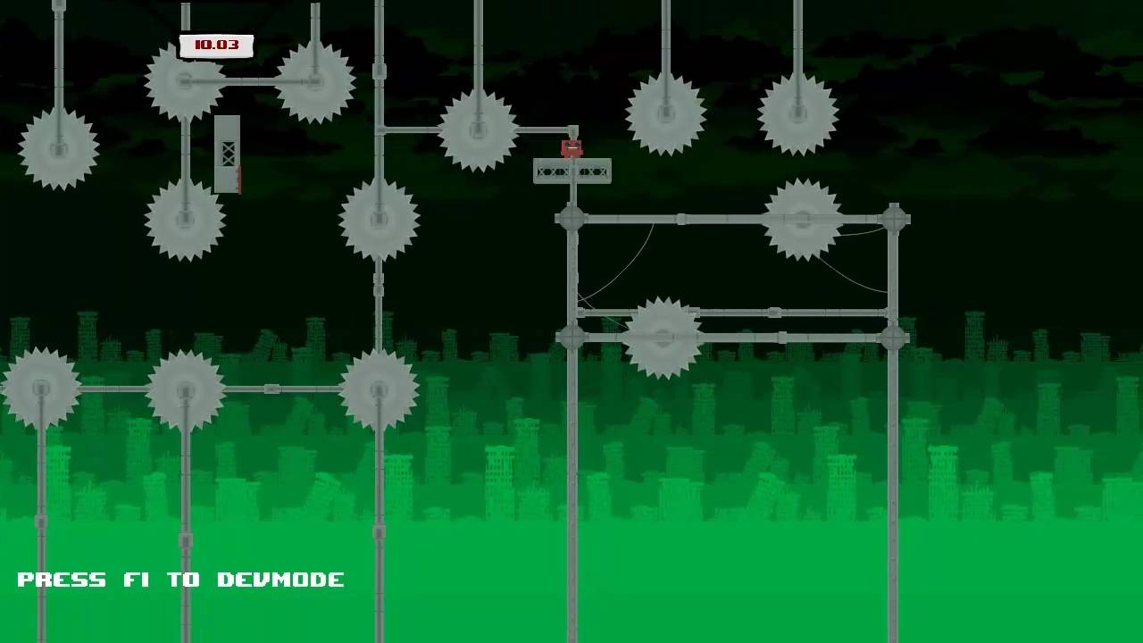 Super Meat Boy Custom Levels - [Cotton Alley Ultimate Dark World]