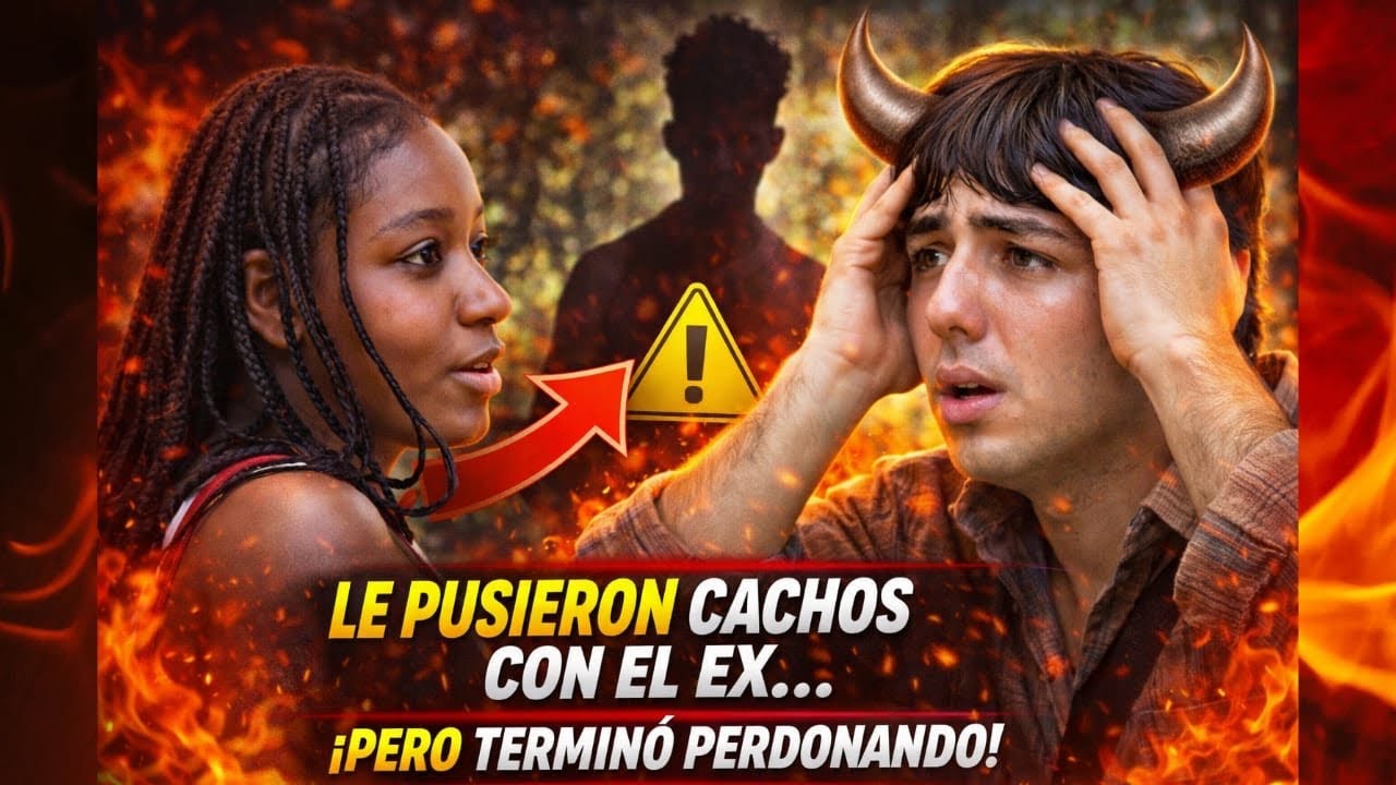 Le pusieron cachos con el ex 