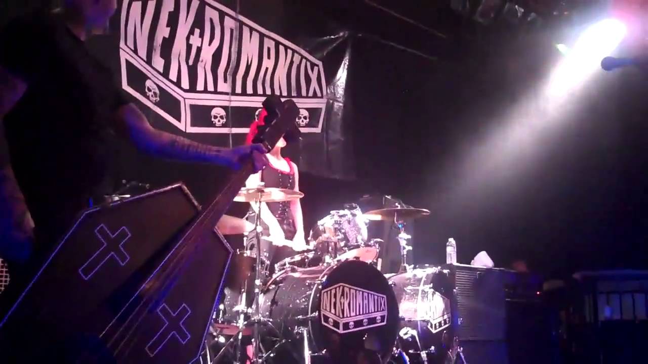 Bloody Holiday Drum and Bass Solo - Nekromantix Live at Slim's SF