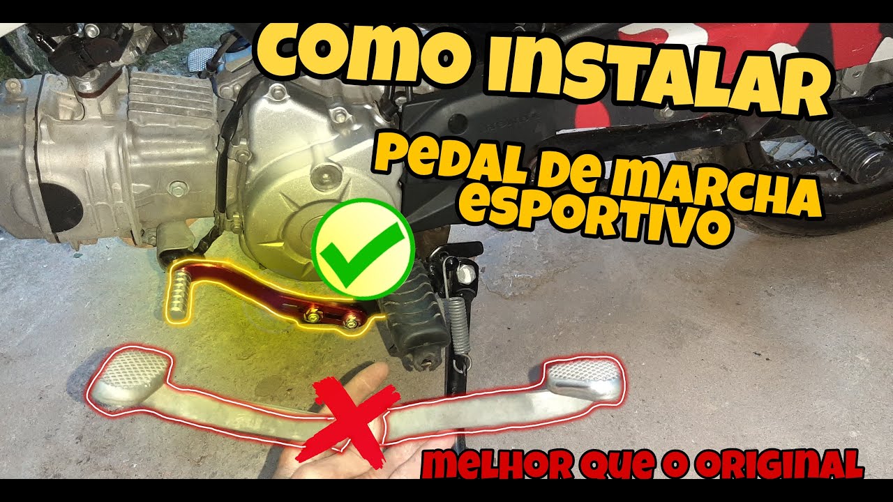 COMO INSTALAR PEDAL DE MARCHA ESPORTIVO
