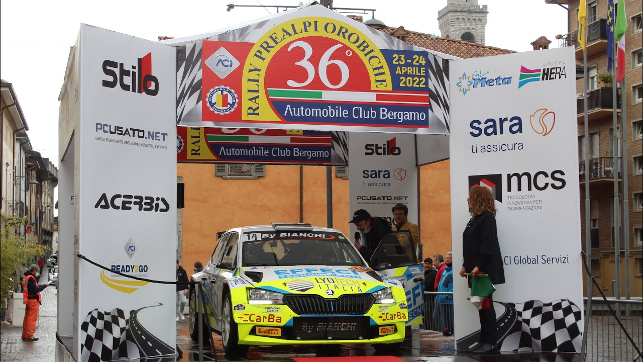 partenza RALLY PREALPI OROBICHE 2022 | 36^ edizione | Bergamo [FULL HD - by Samuele Zanoni]