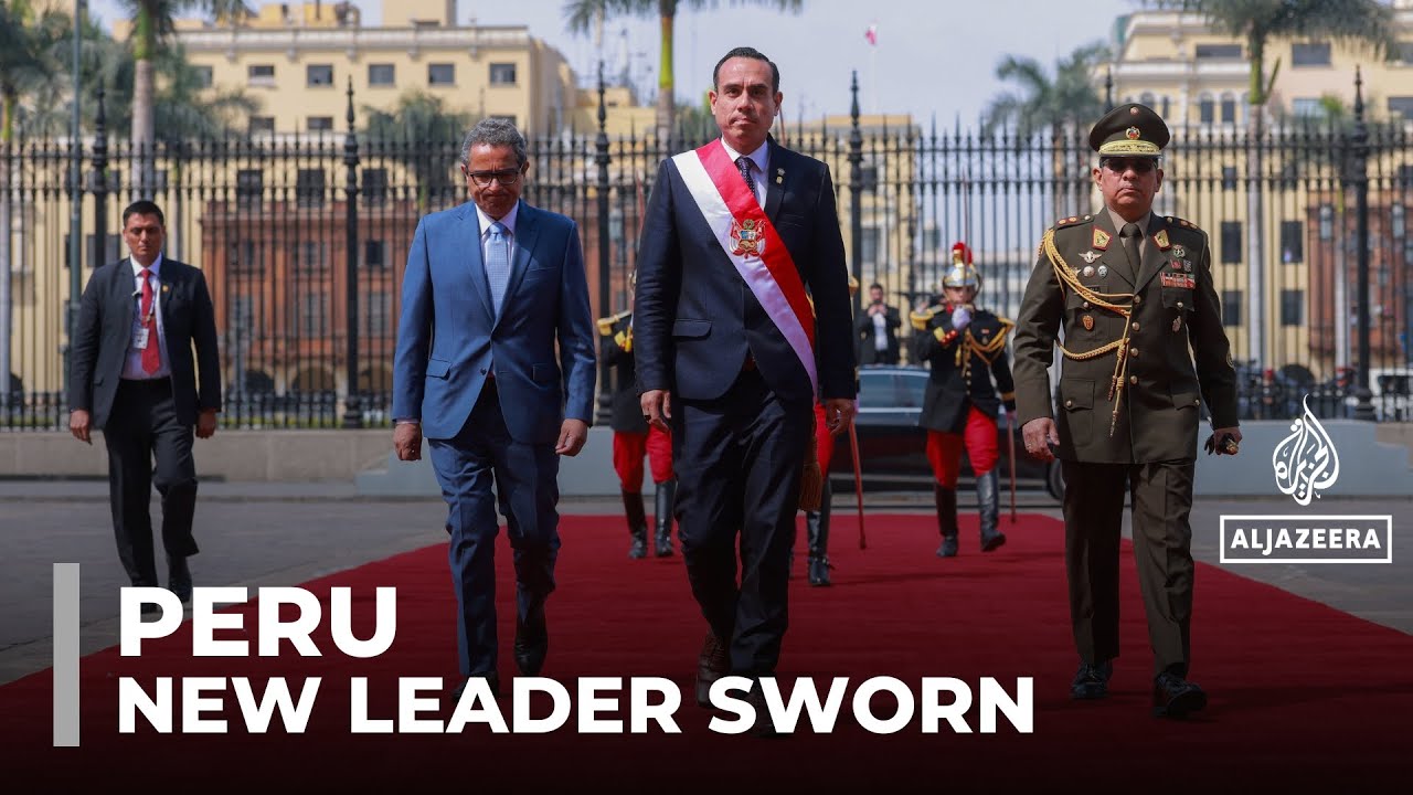 Peru's president ousted: Congress president Jose Jeri sworn in