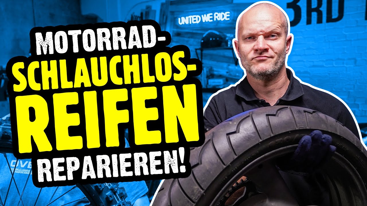Schlauchlosreifen reparieren | Reisen mit dem Motorrad