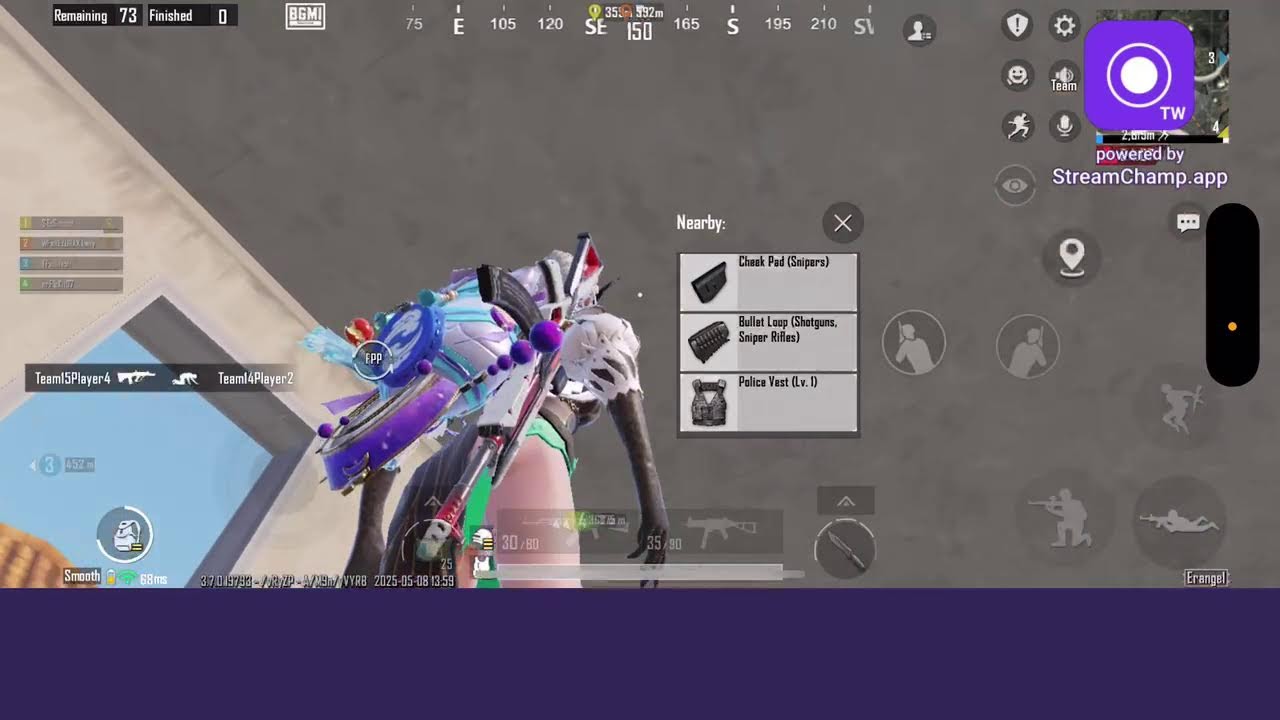 Broadcast powered by StreamChamp