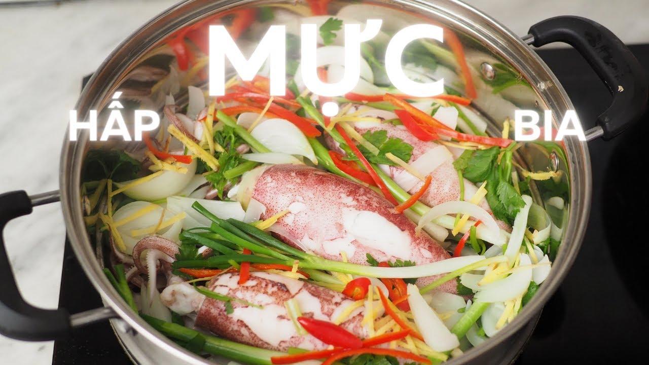Cách làm MỰC HẤP BIA thơm ngon mà đơn giản | Cook béo