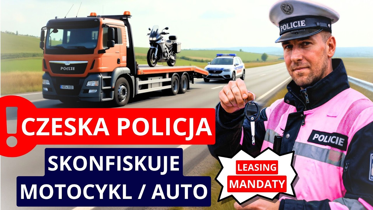 Masz LEASING? W Czechach i na Słowacji mogą ZABRAĆ Ci samochód / motocykl! Sprawdź nim wyruszysz