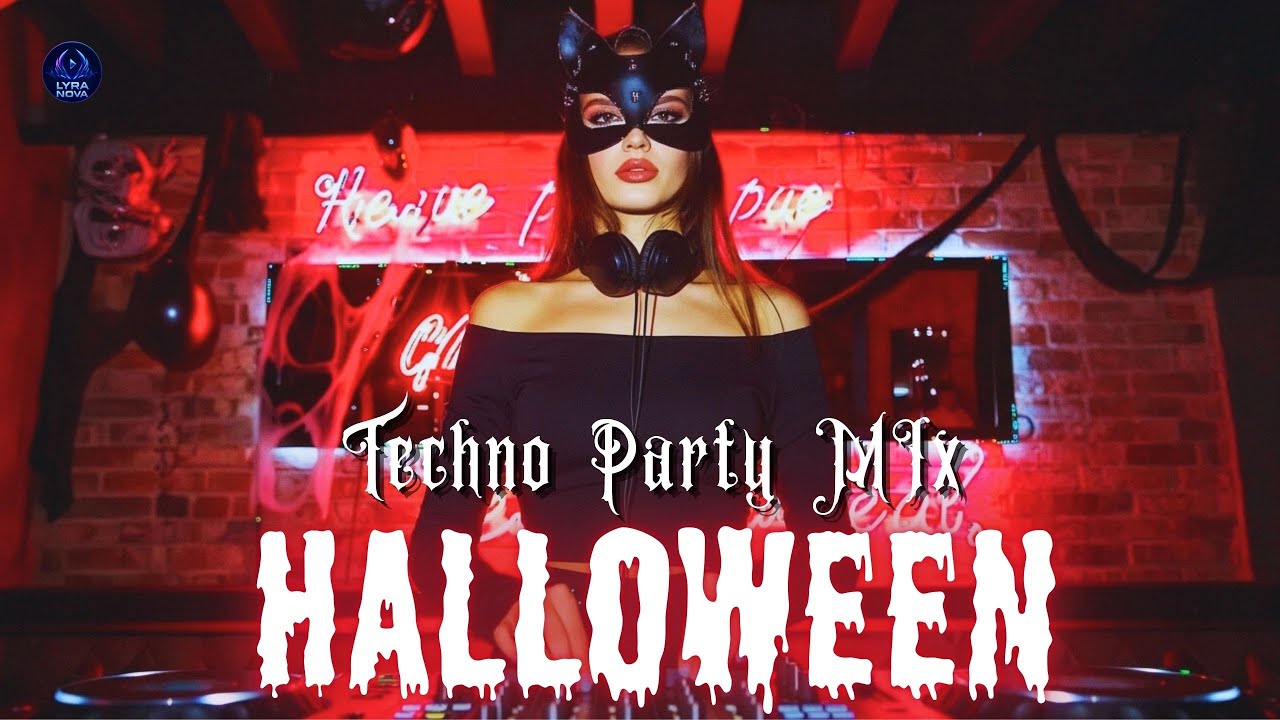 HALLOWEEN TECHNO PARTY MIX 2025 🎃 Best Remixes Of Popular Songs | DJ Lyra Nova Remix Club Music