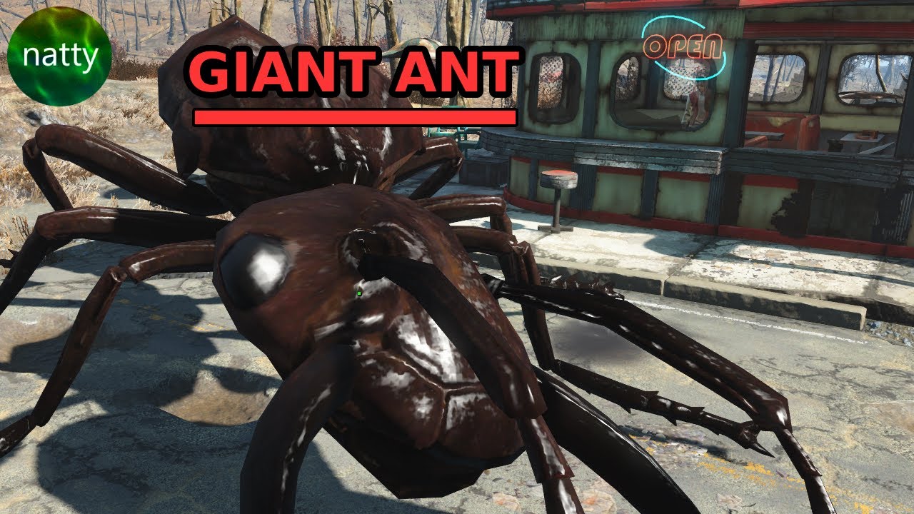Fallout 4, but ALL Enemies are GIANT Bugs