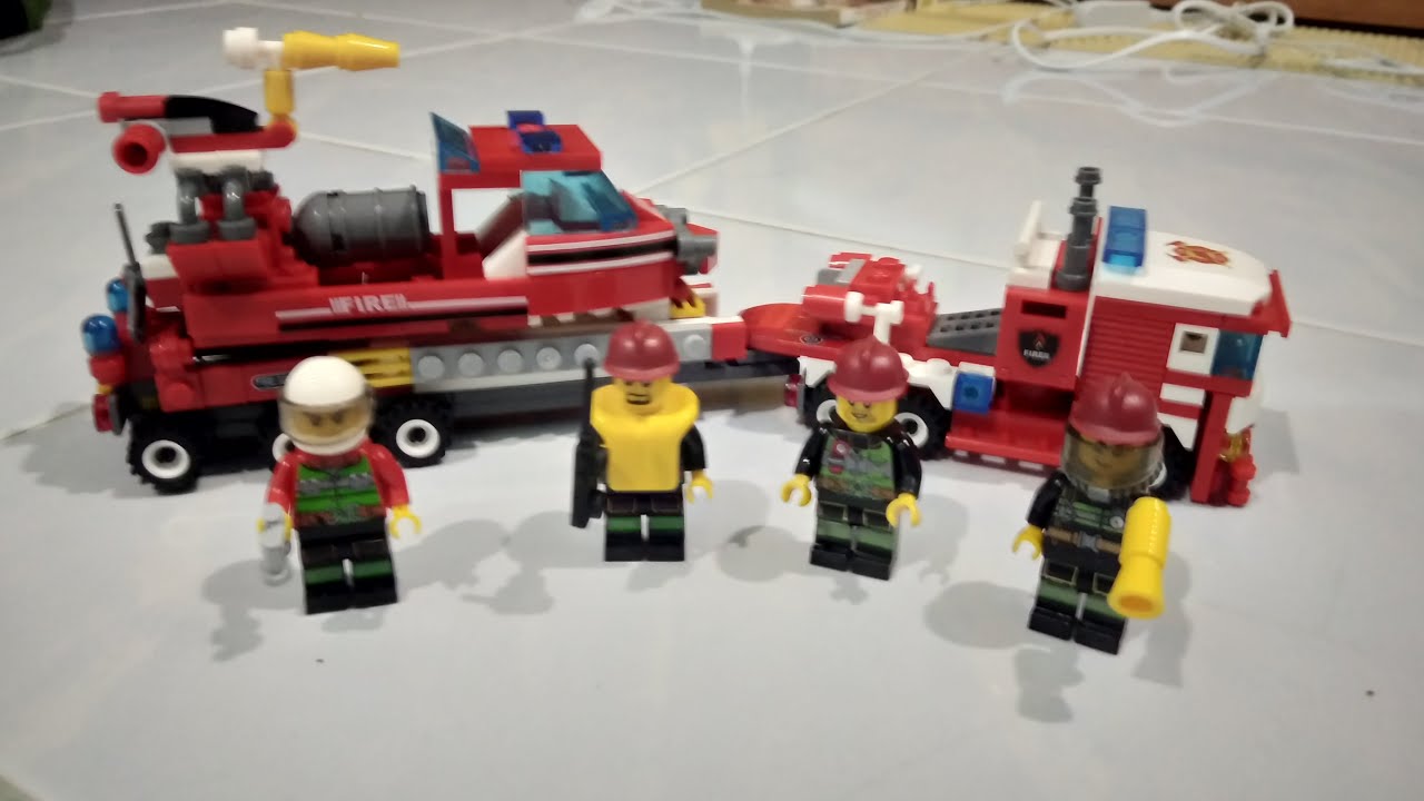 12 Fire Heavy Truck (4 in 1) Bootleg Lego Brand ( KAZI )