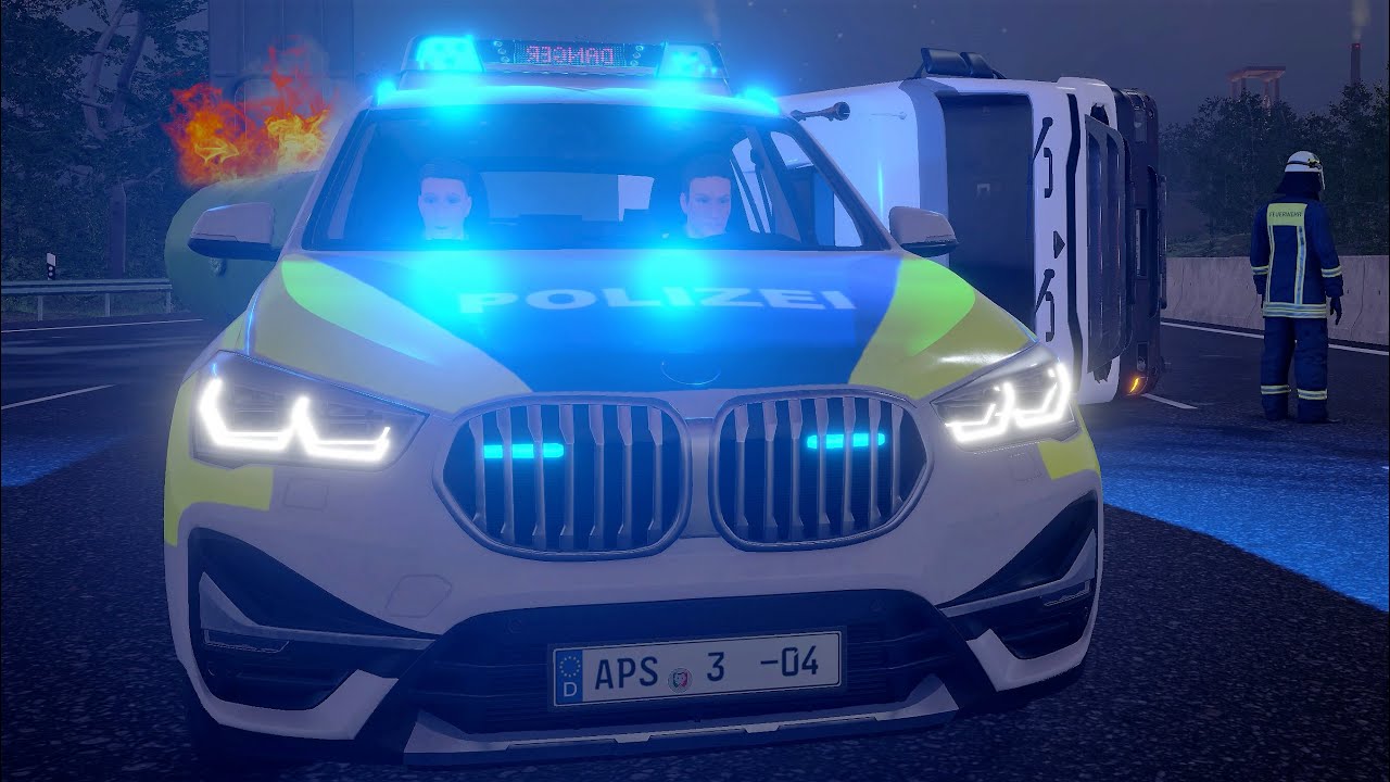 Autobahn Police Simulator 3  - Police SUV Responding! 4K