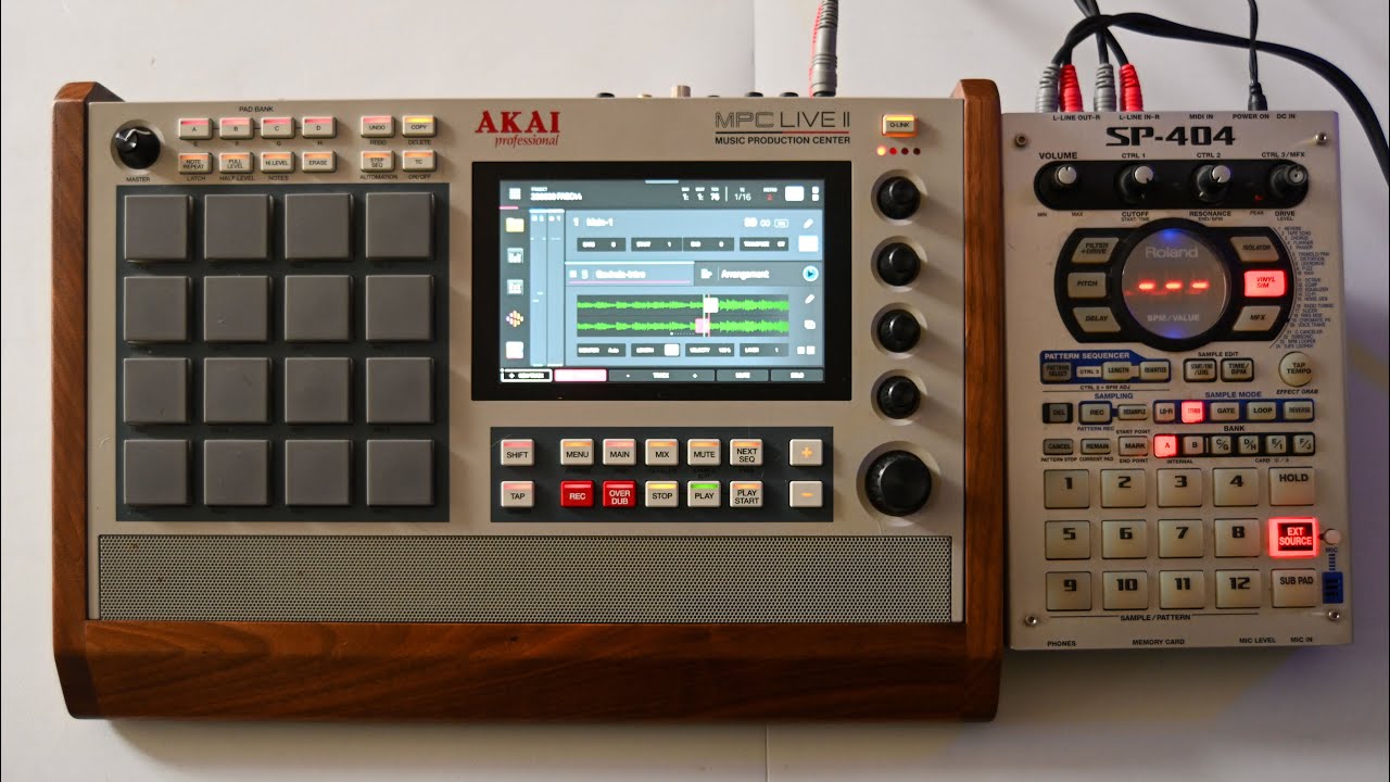My first beat on the MPC Live II (retro edition) • DFP drum pack  • phdirac