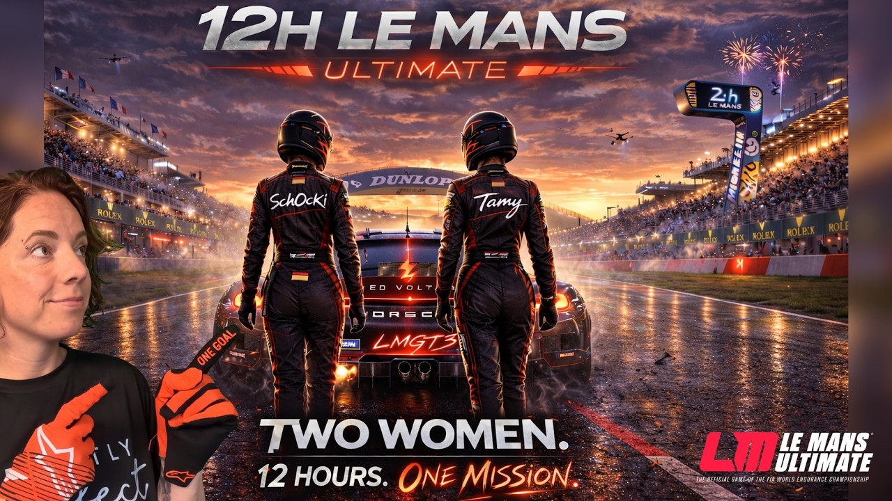 One🙈 Women - One Misson /12h LE MANS -🔴LIVE🏎️🏁 Part 2