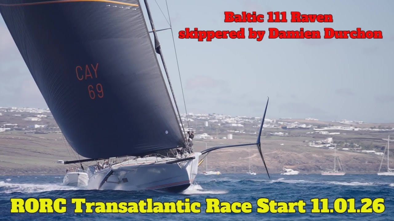 WoW. Старт трансатлантической гонки RORC 2026 в воскресенье, 11 января 2026 года | Марина Лансаро...
