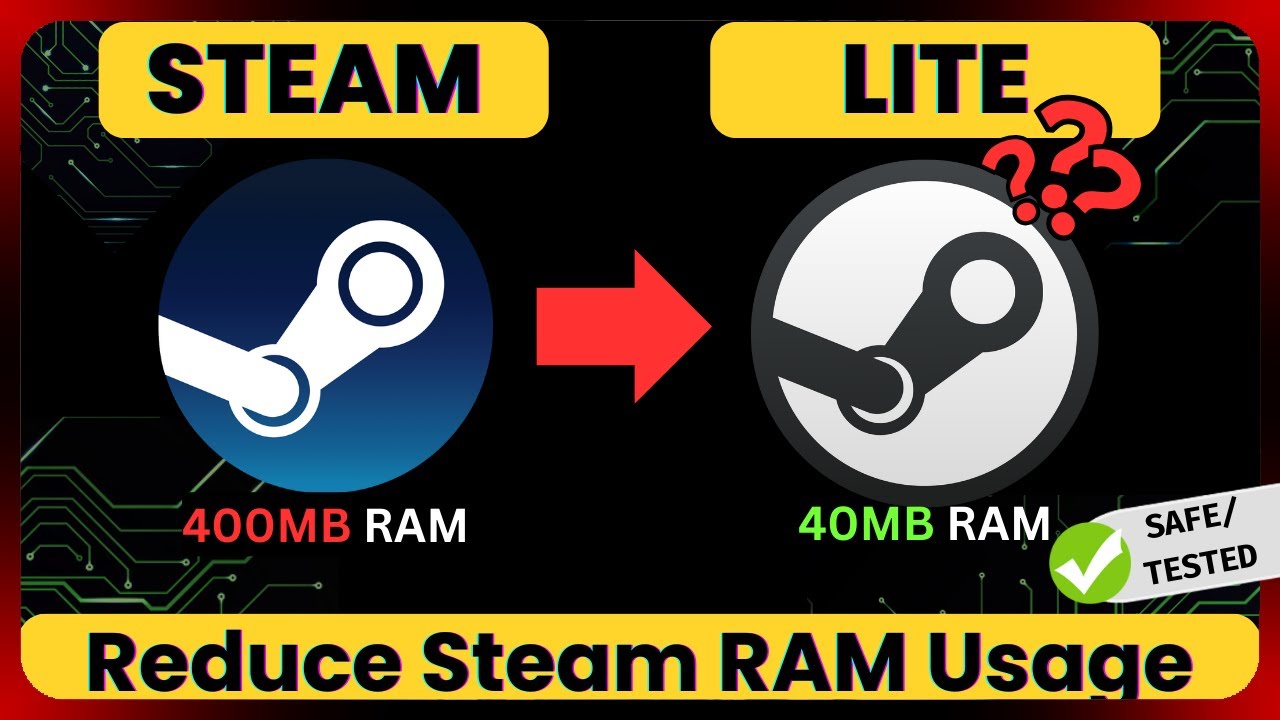 🚀Оптимизация Steam для игр | Исправление проблемы с высоким потреблением оперативной памяти | Win...