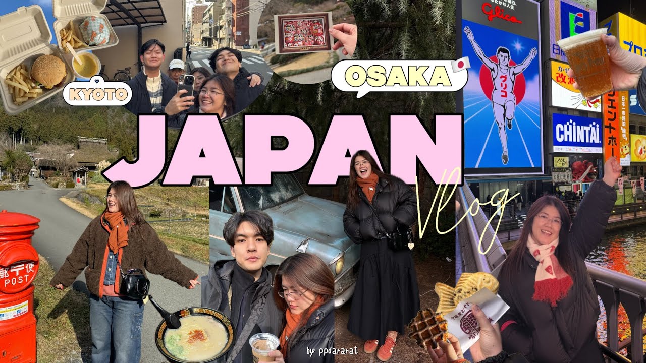 🇯🇵 Japan Vlog⋆౨ৎ เที่ยว Osaka & Kyoto🎏, Universal Studios, Katsuoji✨💘| Ploy Dararat
