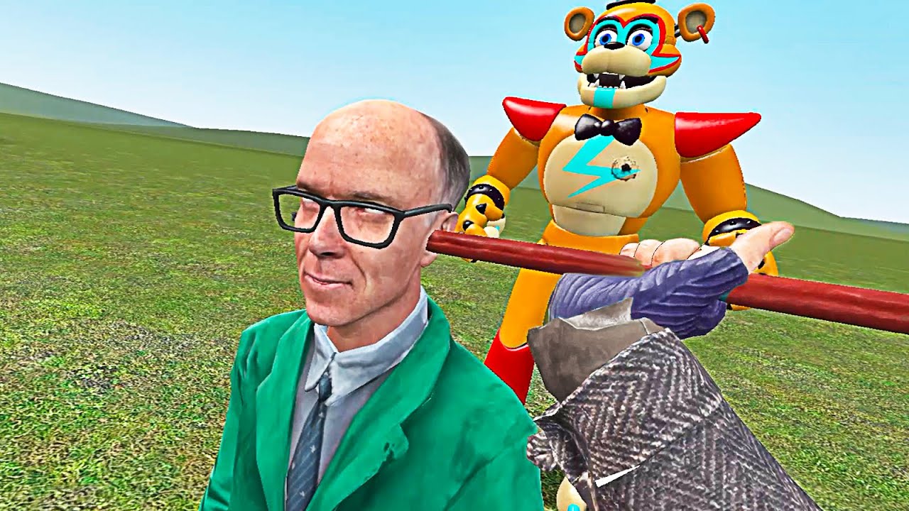 Знакомство Фредди с Ботами - GMOD VR