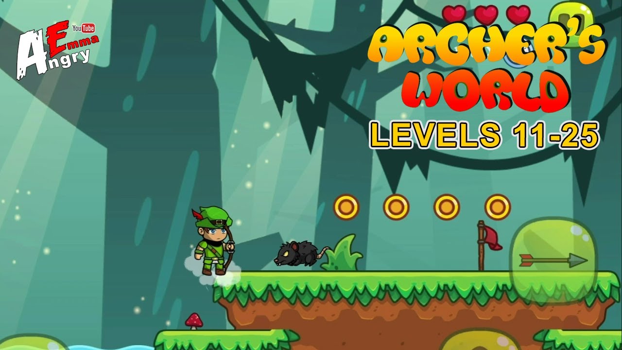 Archer's World - Levels 11-25 / Gameplay Walkthrough (Android, iOS)
