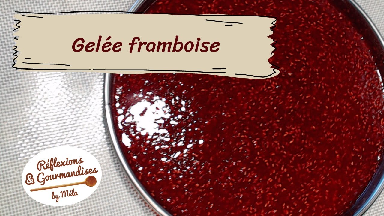 Insert de gelée framboise