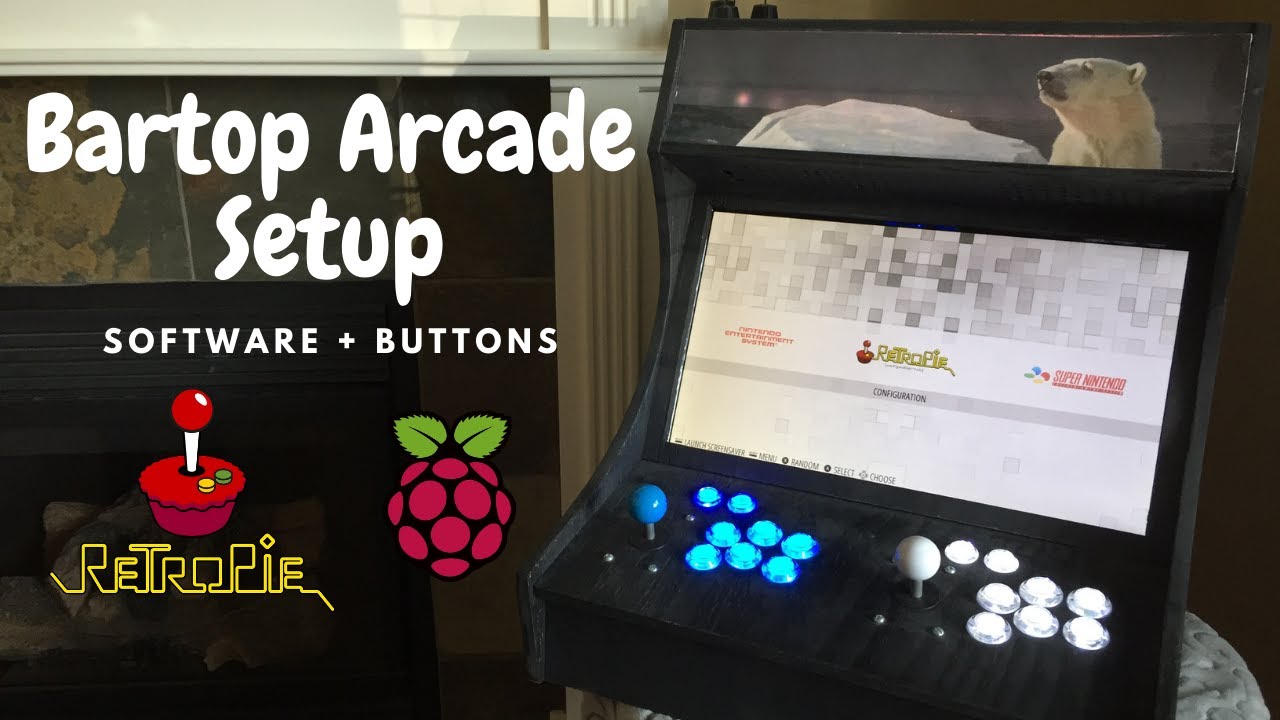 RETROPIE BARTOP ARACADE | COMPLETE SOFTWARE AND BUTTONS SETUP TUTORIAL