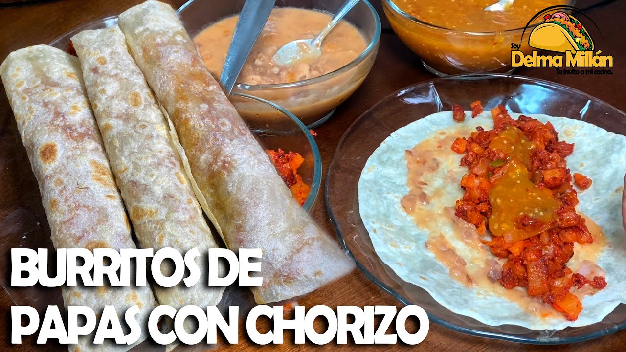 Cómo hacer Burritos de Papas con Chorizo | Receta económica y rápida paso a paso