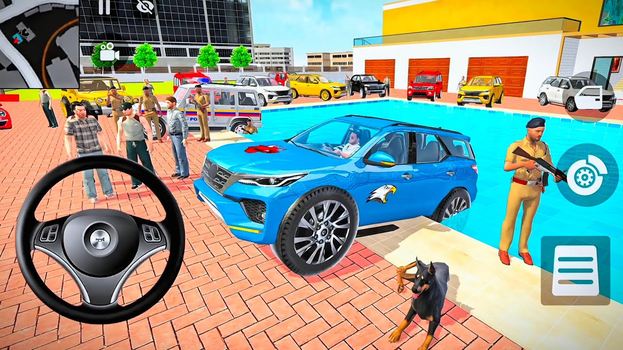 🤩Car Bike Game: Franklin Order In Indian Black Car And drives A Indian Police SUV Game🎯 Must watch