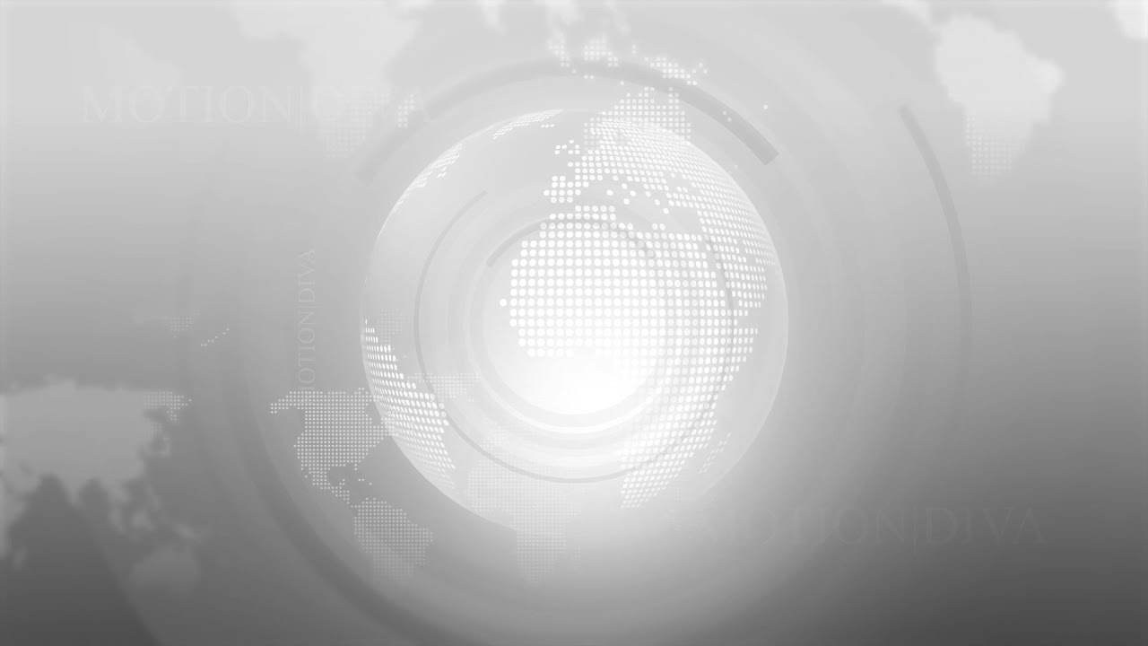 News background white globe for news presentation