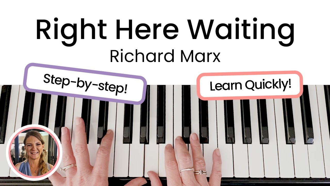 How to play Right Here Waiting - Richard Marx (READ DESCIPTION) | EASY Piano Tutorial!!