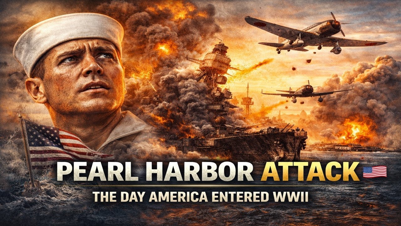 Pearl Harbor Attack 🇺🇸 | The Day America Entered WWII
