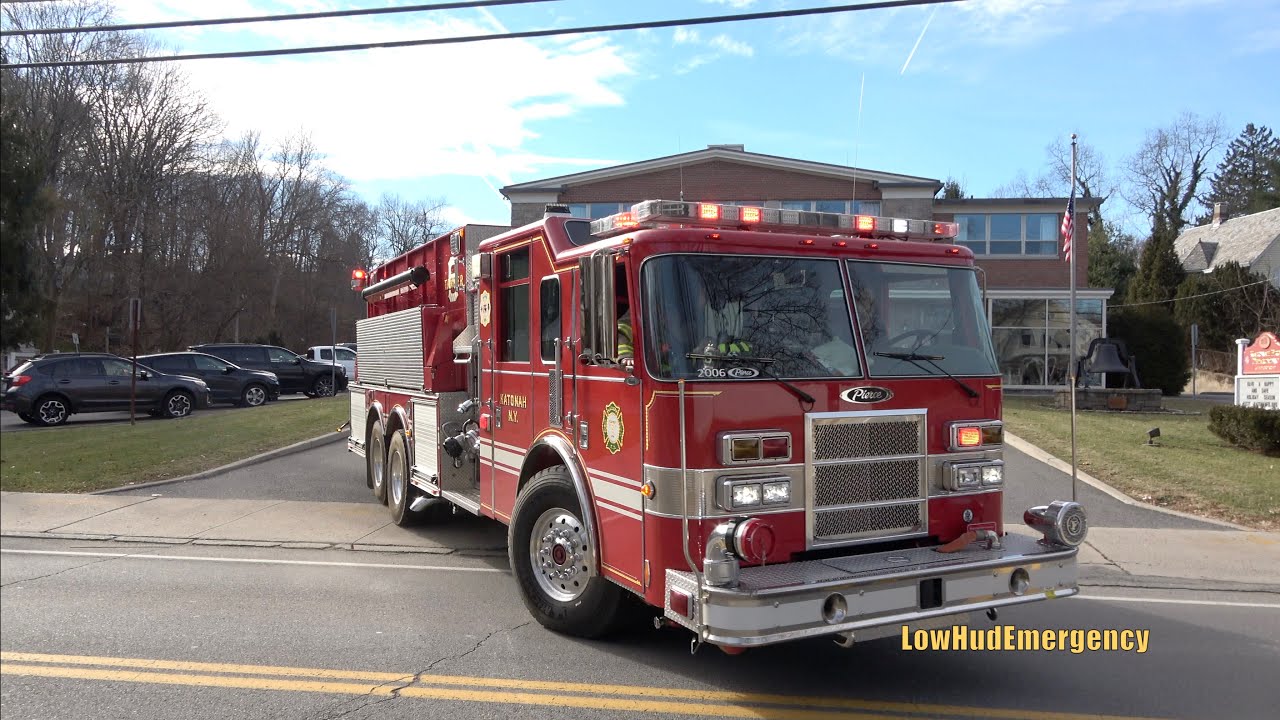 Katonah FD Engine 115 + Tanker 6 Responding