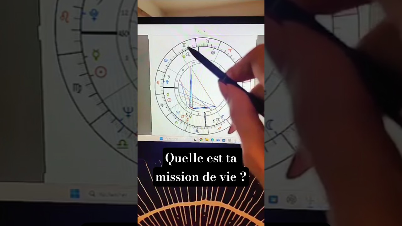 Et si ton th&egrave;me astral r&eacute;v&eacute;lait ta mission de vie ?#n&oelig;udkarmique #missiondevie #astrologie