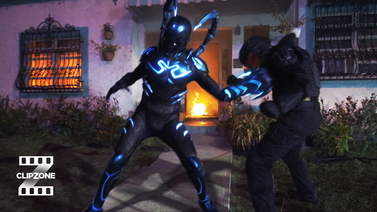 Blue Beetle | Jaime Tries To Save His Family | ClipZone: Heroes & Villains