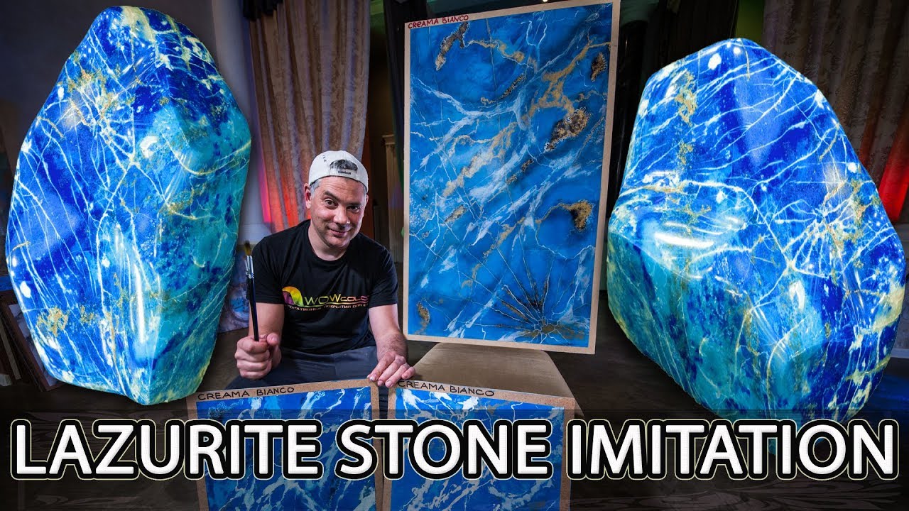 Венецианская Штукатурка | How To Create Lazurite Stone | Wowcolor Creama Bianco Stucco Veneziano