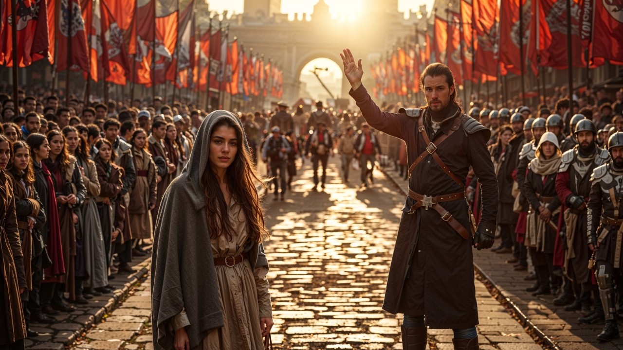 She Tried to Blend Into the Festival Crowd — The Alpha King Stopped the Parade for Her