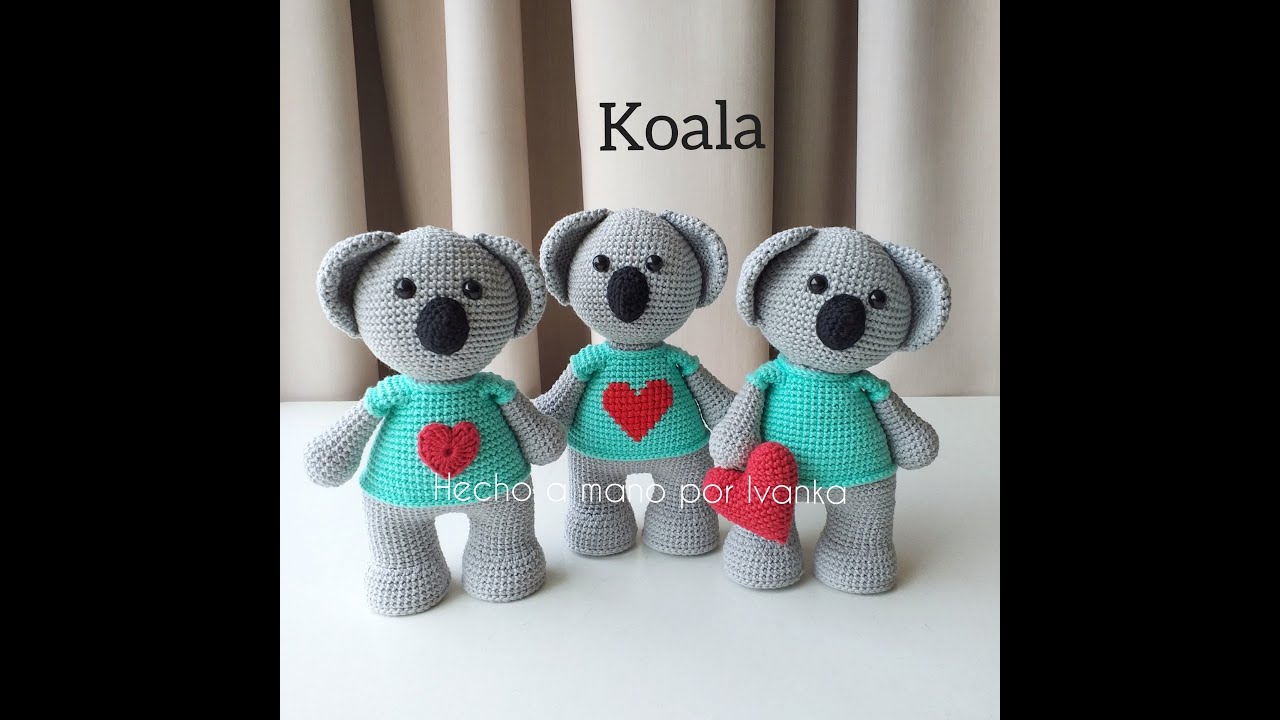 Koala Amigurumi. Parte 2: brazos y piernas