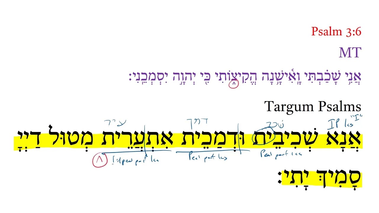 Targum Psalm 3:6