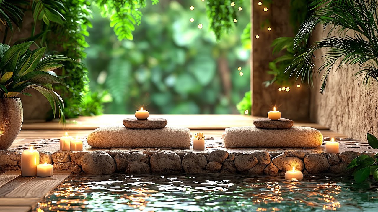 Daytime Tranquility: Water Sounds & Relaxing Music 🌱 Find Your Zen