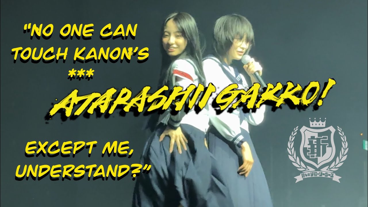 ATARASHII GAKKO! “These girls are so funny” talking to the crowd in Toronto!  新しい学校のリーダーズ