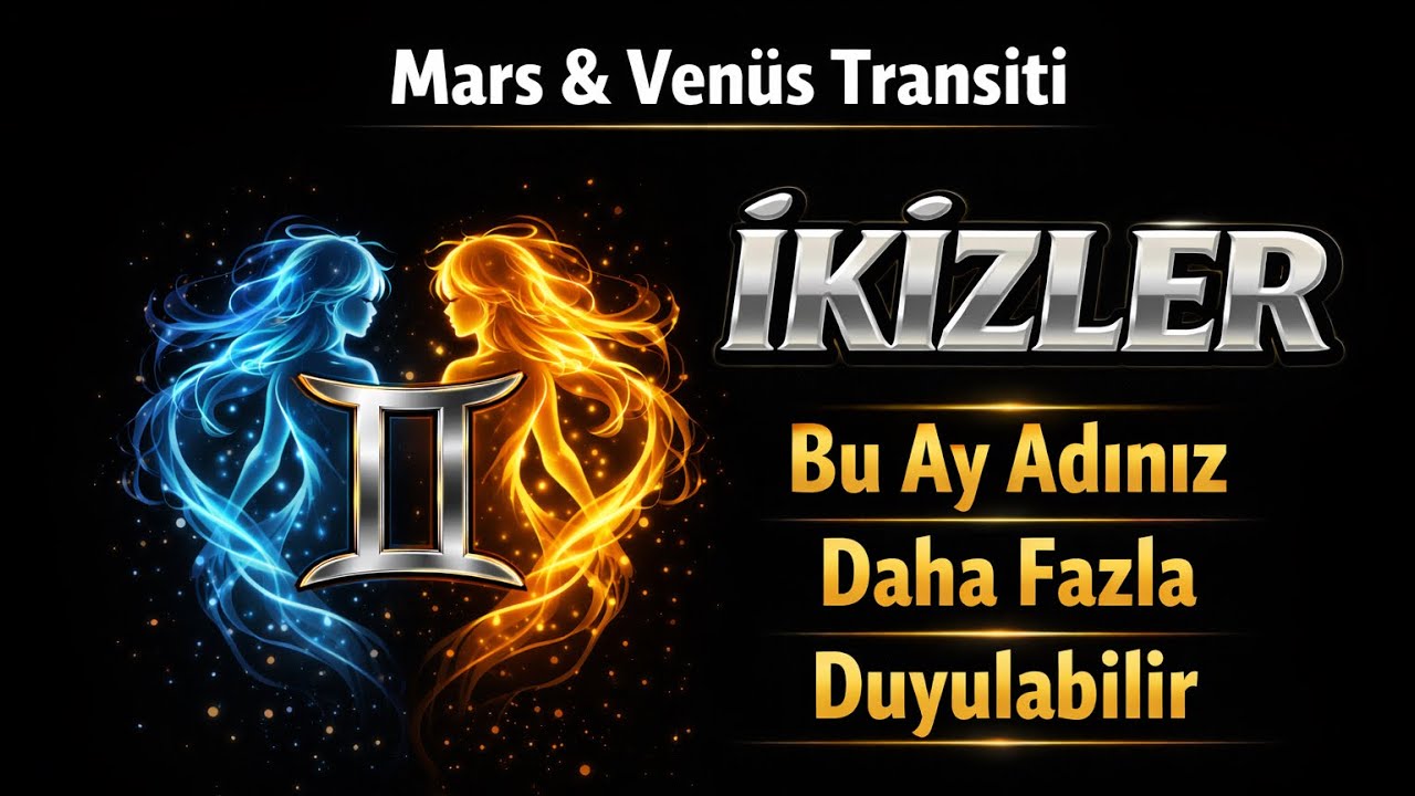 İkizler - Yükselen İkizler - Mars & Venüs Transiti