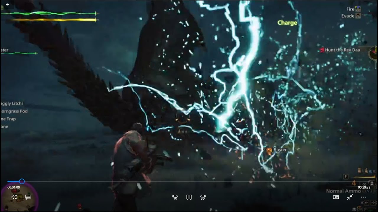2025 monster hunter wilds epic boss fight Ray Dau. Environment finish!