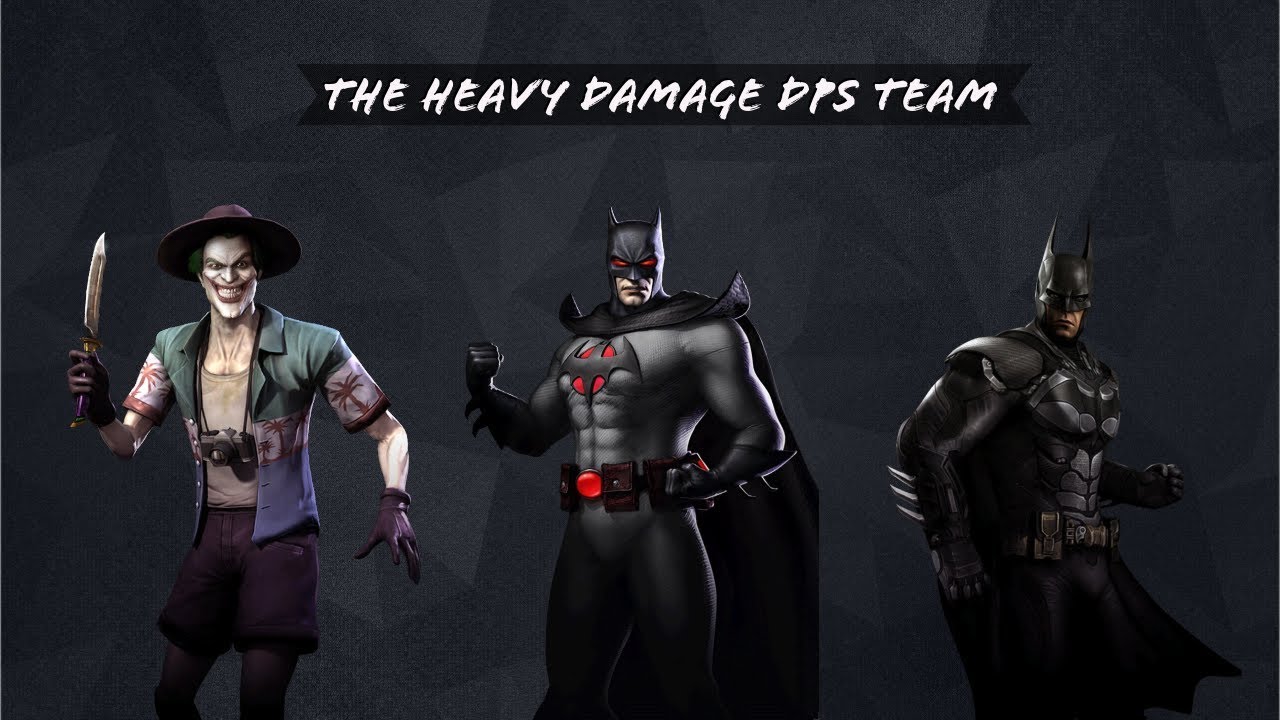 Injustice Gods Among Us: The Heavy Damage DPS Team
