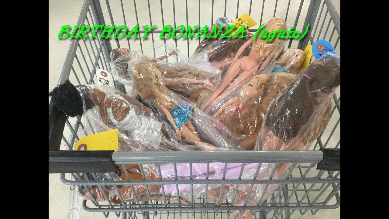 Going INTO the Thrift Stores - BIRTHDAY BONANZA (again) - EAH/MH, Barbie, Winx, and My Scene