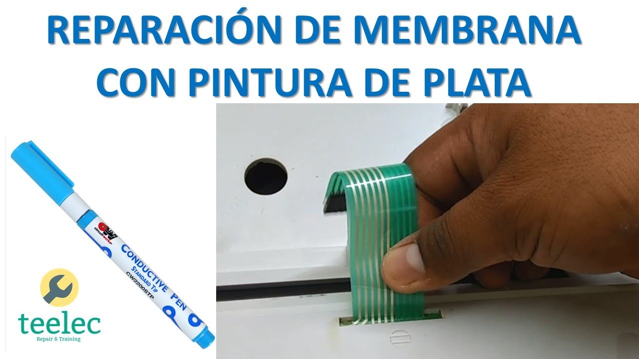 Reparación De Tapete De Bascula, Botones No Sirven Usando Pintura De Plata