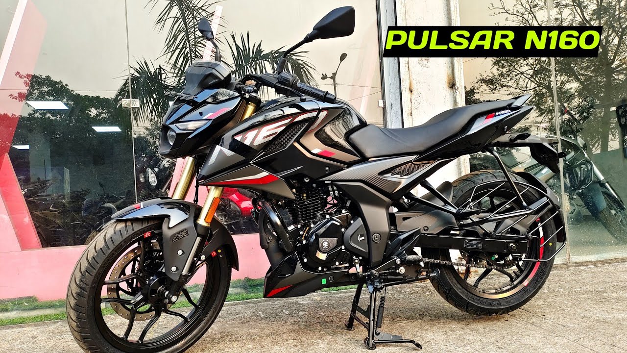 18% GST के साथ Bajaj Pulsar N160 Black Dual Disc Dual ABS Detail WALKAROUND Review ⭕❗⭕||@LocalAbroad